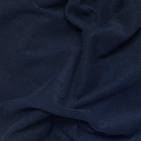 Navy Dorset Lambswool Saddle Shoulder Crew Neck