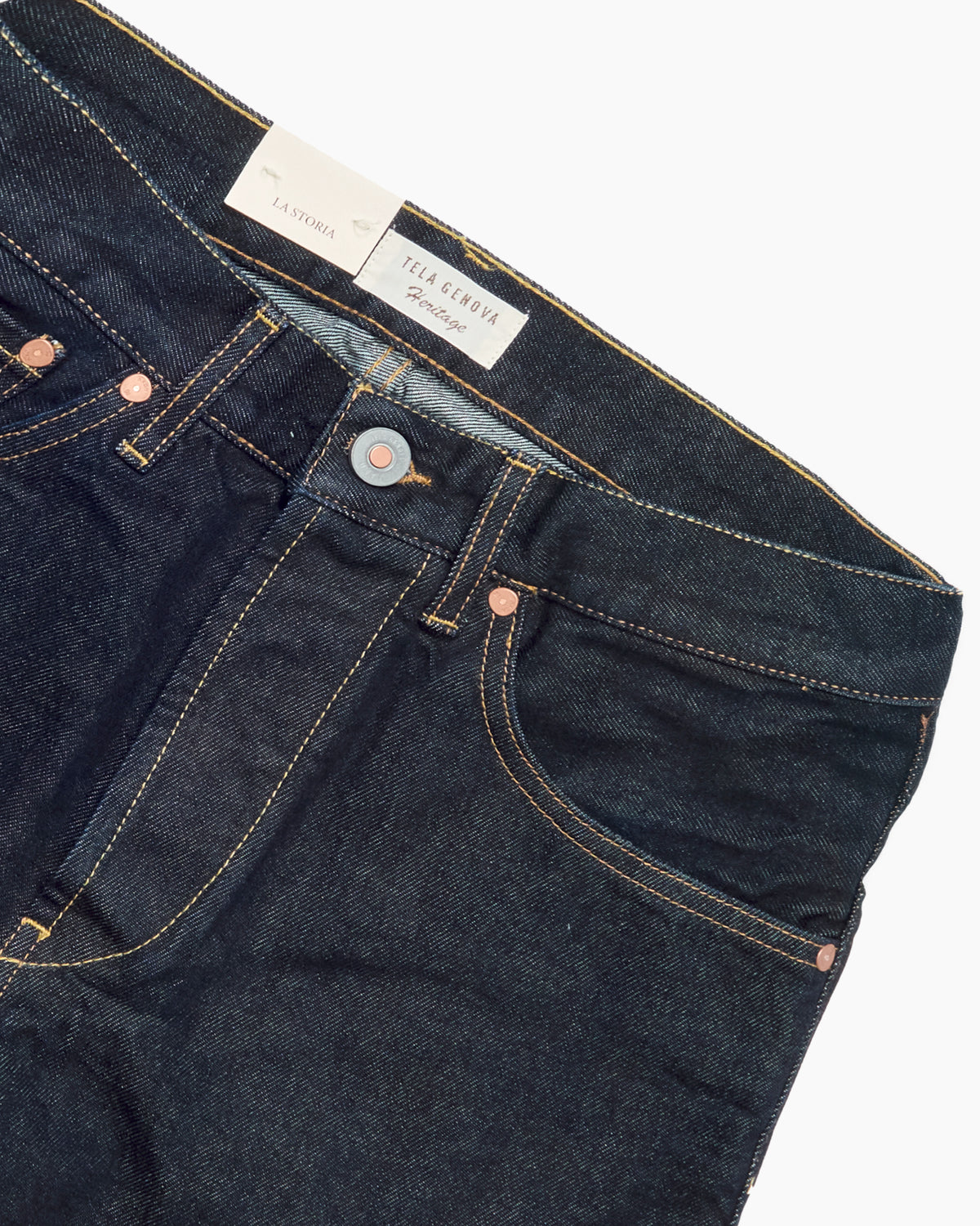 Rodolfo Wide Fit Rinse Selvedge Jean