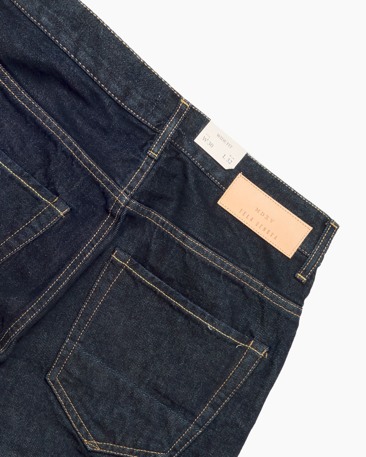 Rodolfo Wide Fit Rinse Selvedge Jean