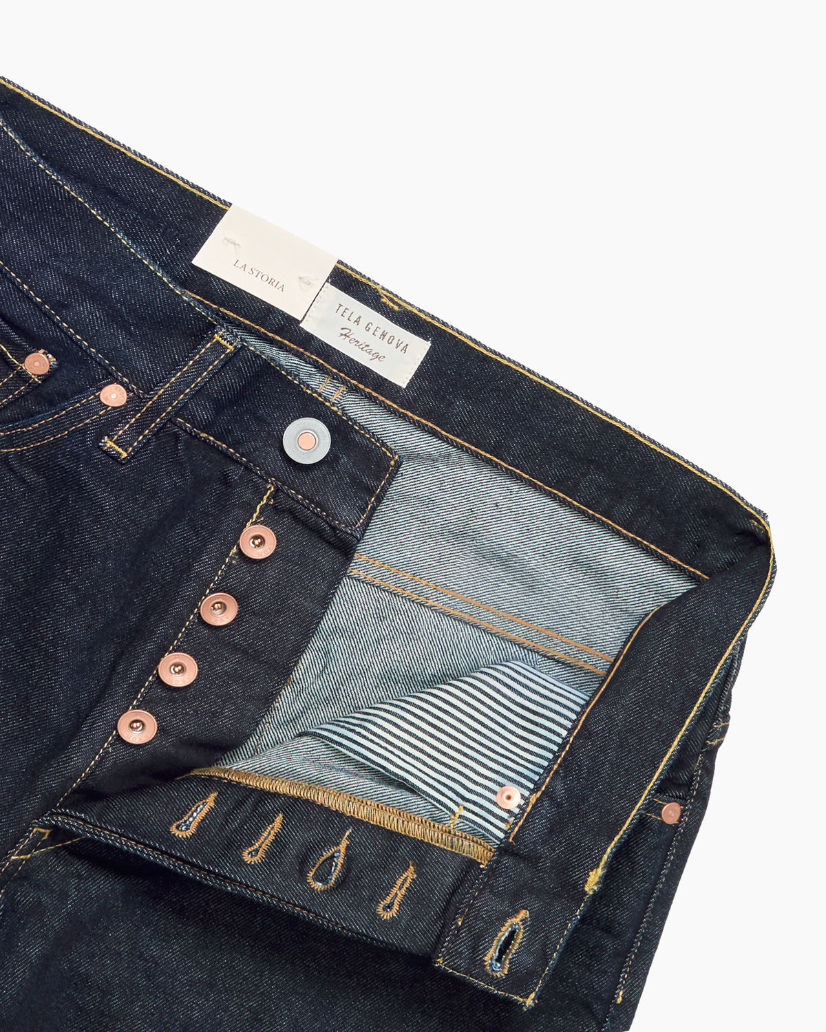 Rodolfo Wide Fit Rinse Selvedge Jean