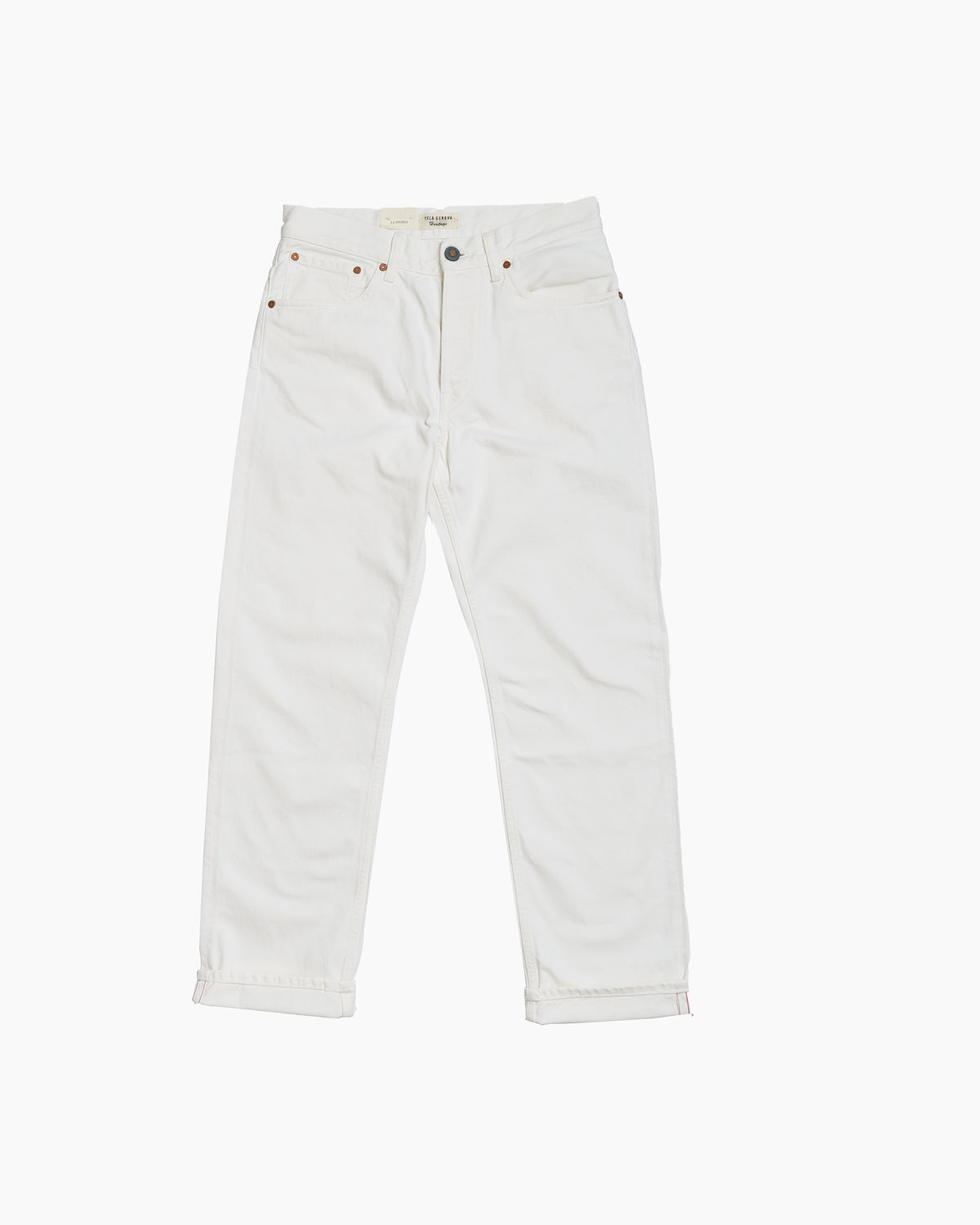 Rodolfo Wide Fit White Selvedge Jean