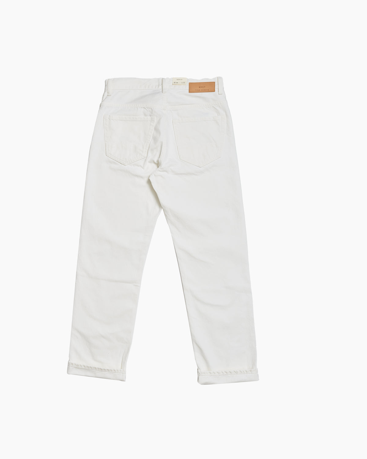 Rodolfo Wide Fit White Selvedge Jean
