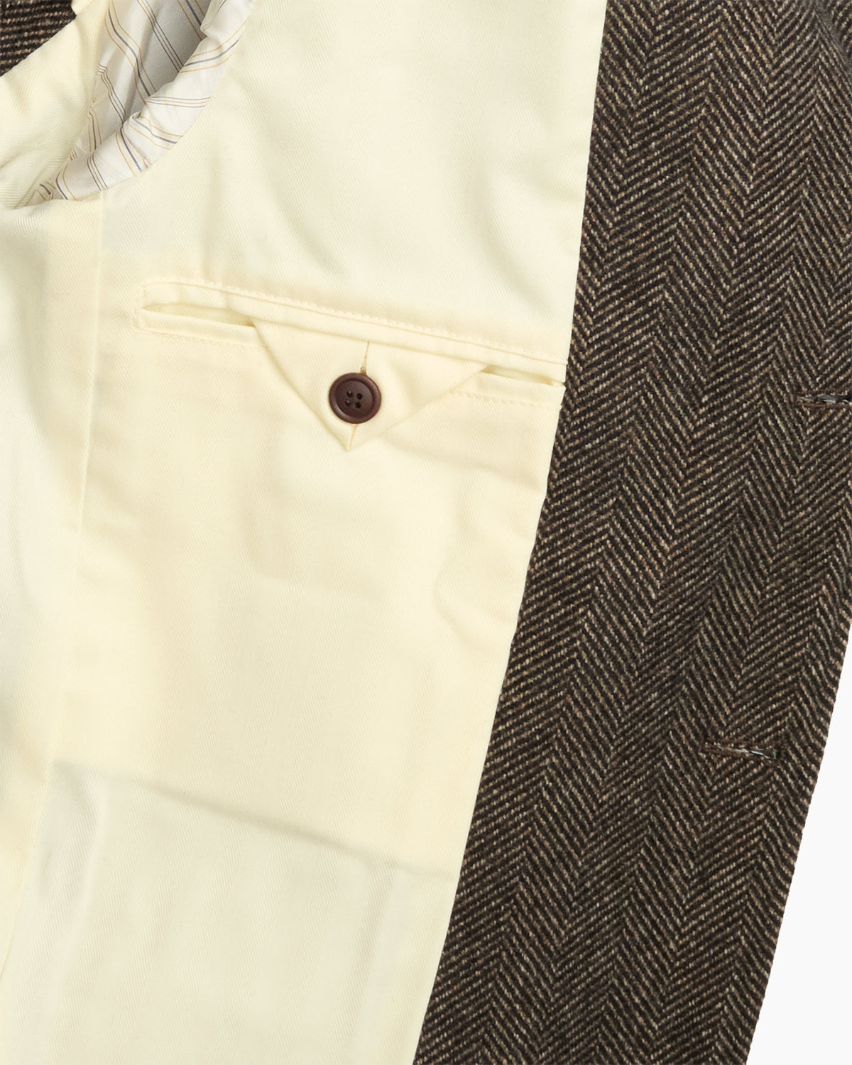 Tela Genova Antonio Wool Blazer Spiga