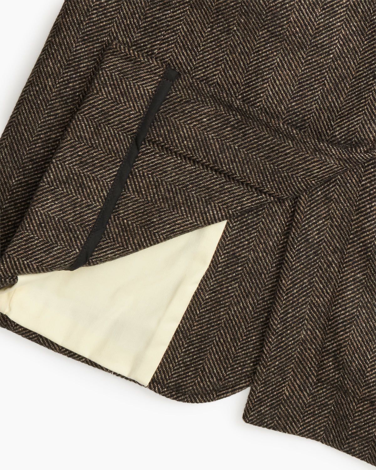 Tela Genova Antonio Wool Blazer Spiga