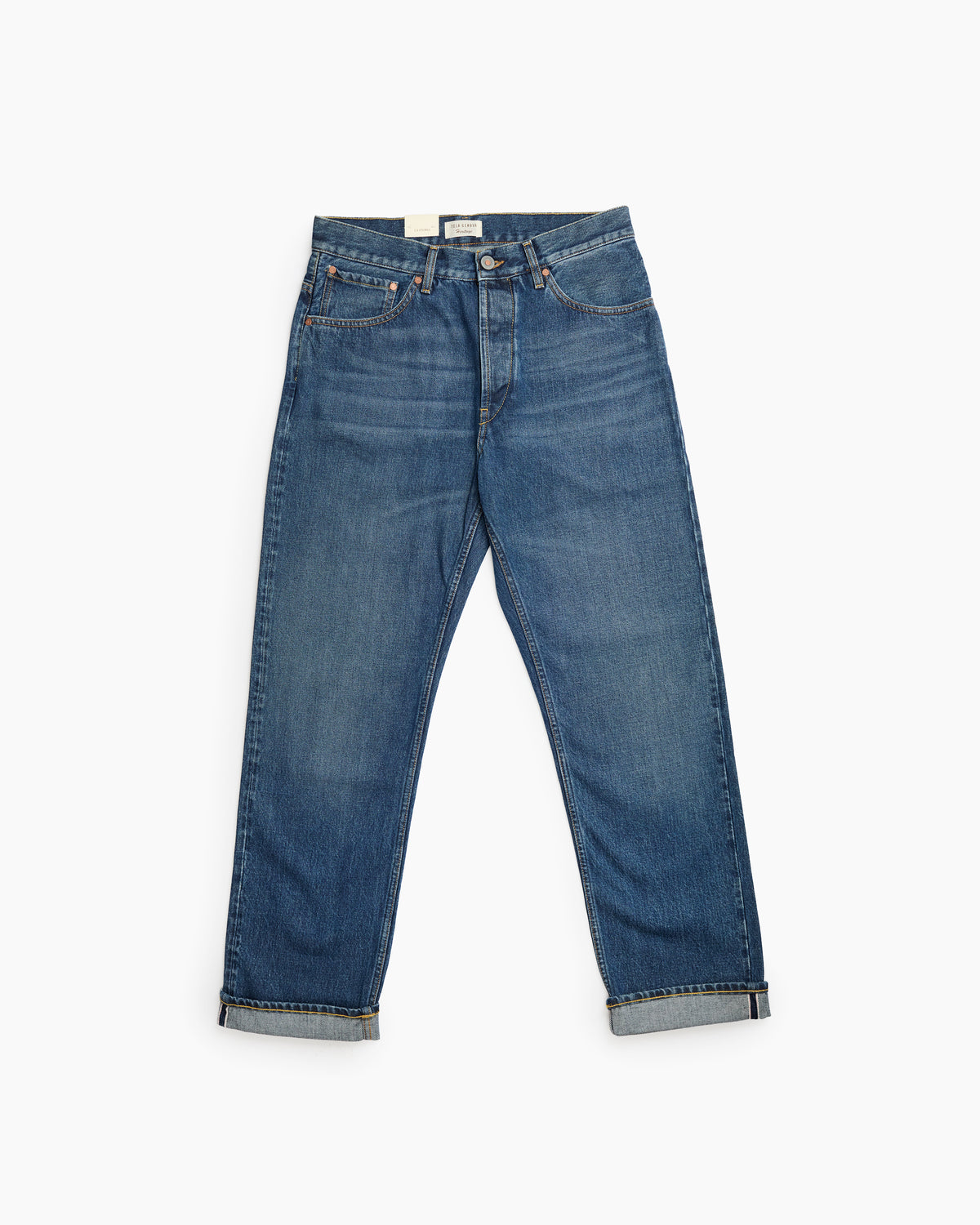 Rodolfo Wide Fit Stone Wash Selvedge Jean
