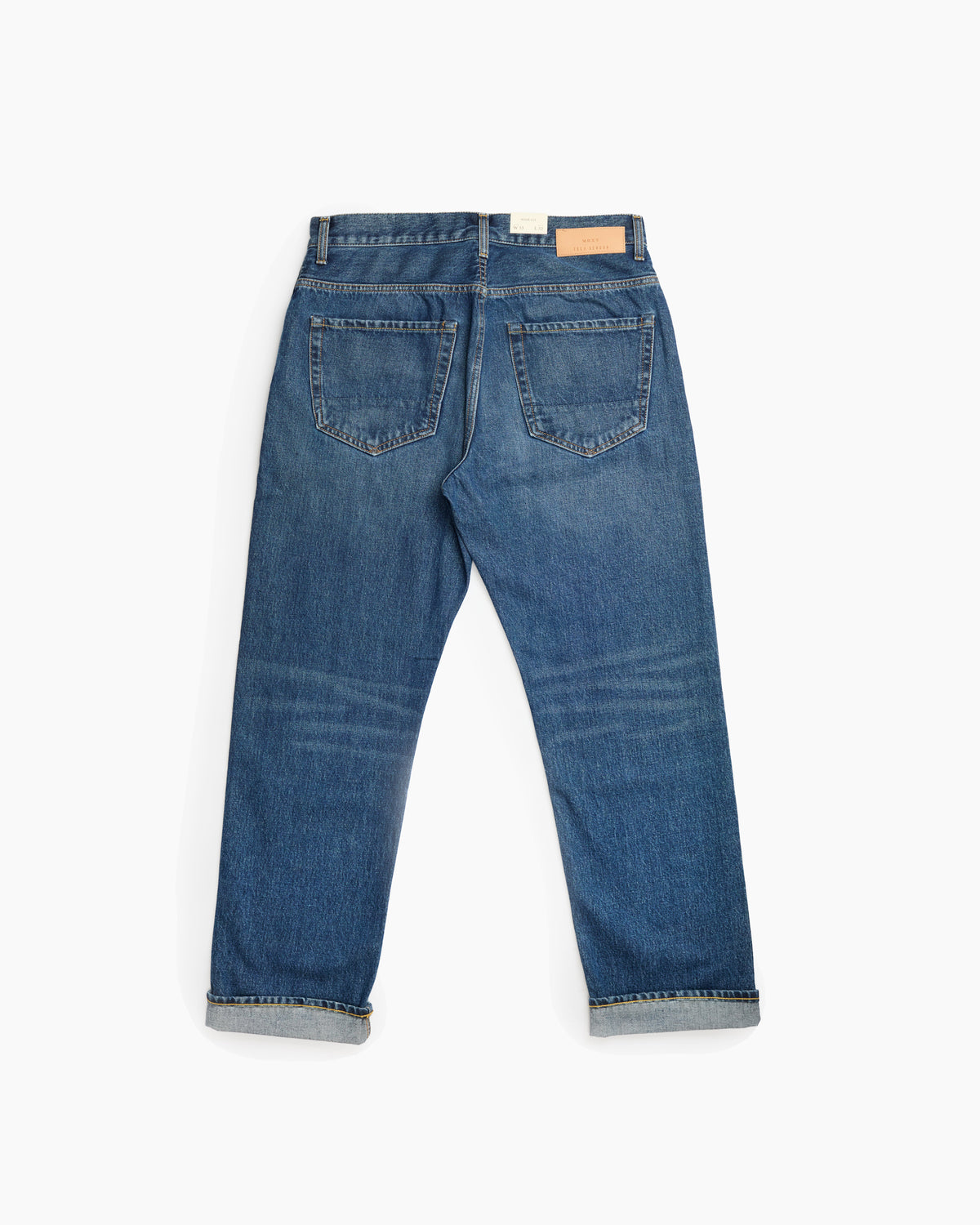 Rodolfo Wide Fit Stone Wash Selvedge Jean