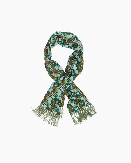 Camo Fringed Scarf