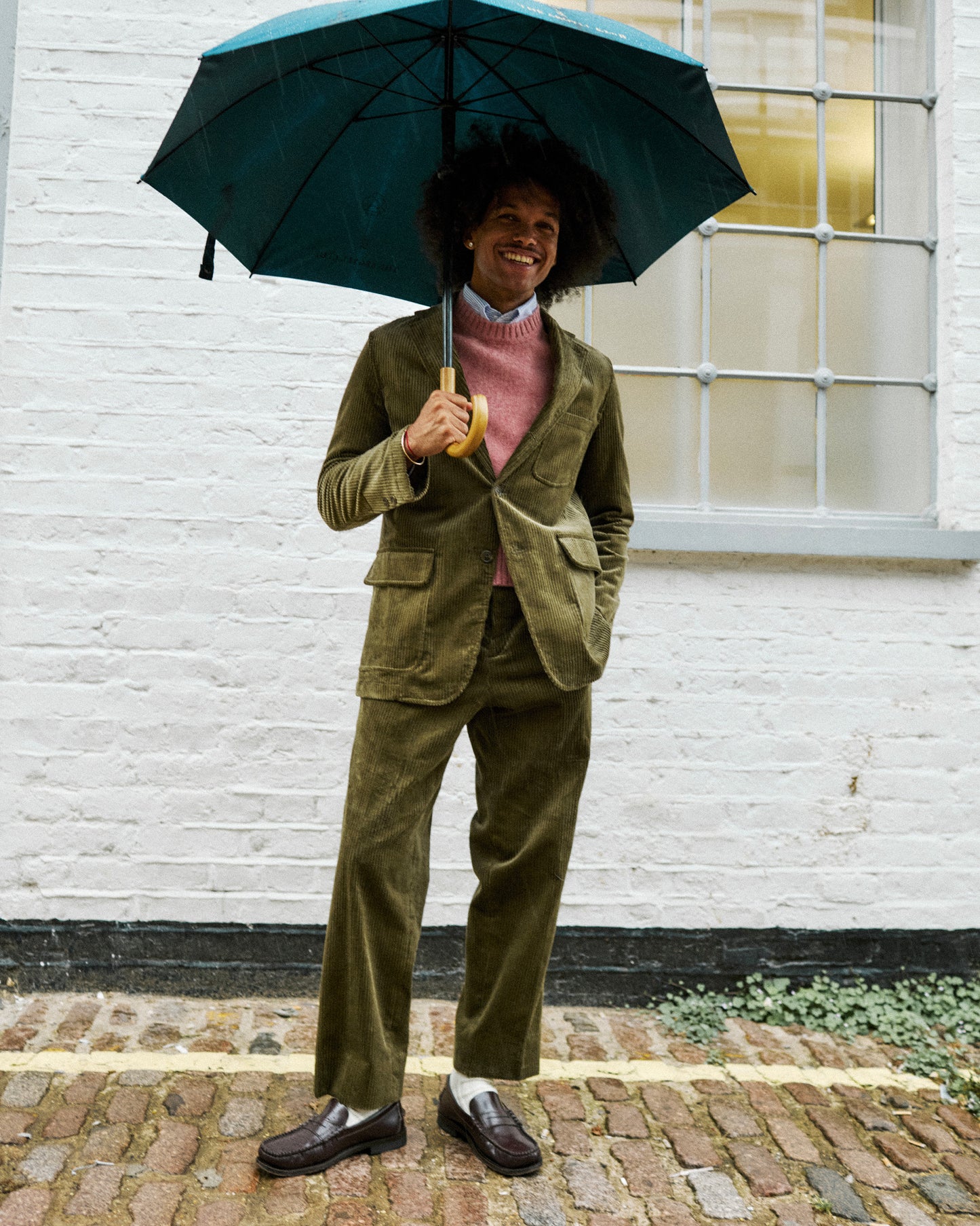 Olive Corduroy Ivy Jacket