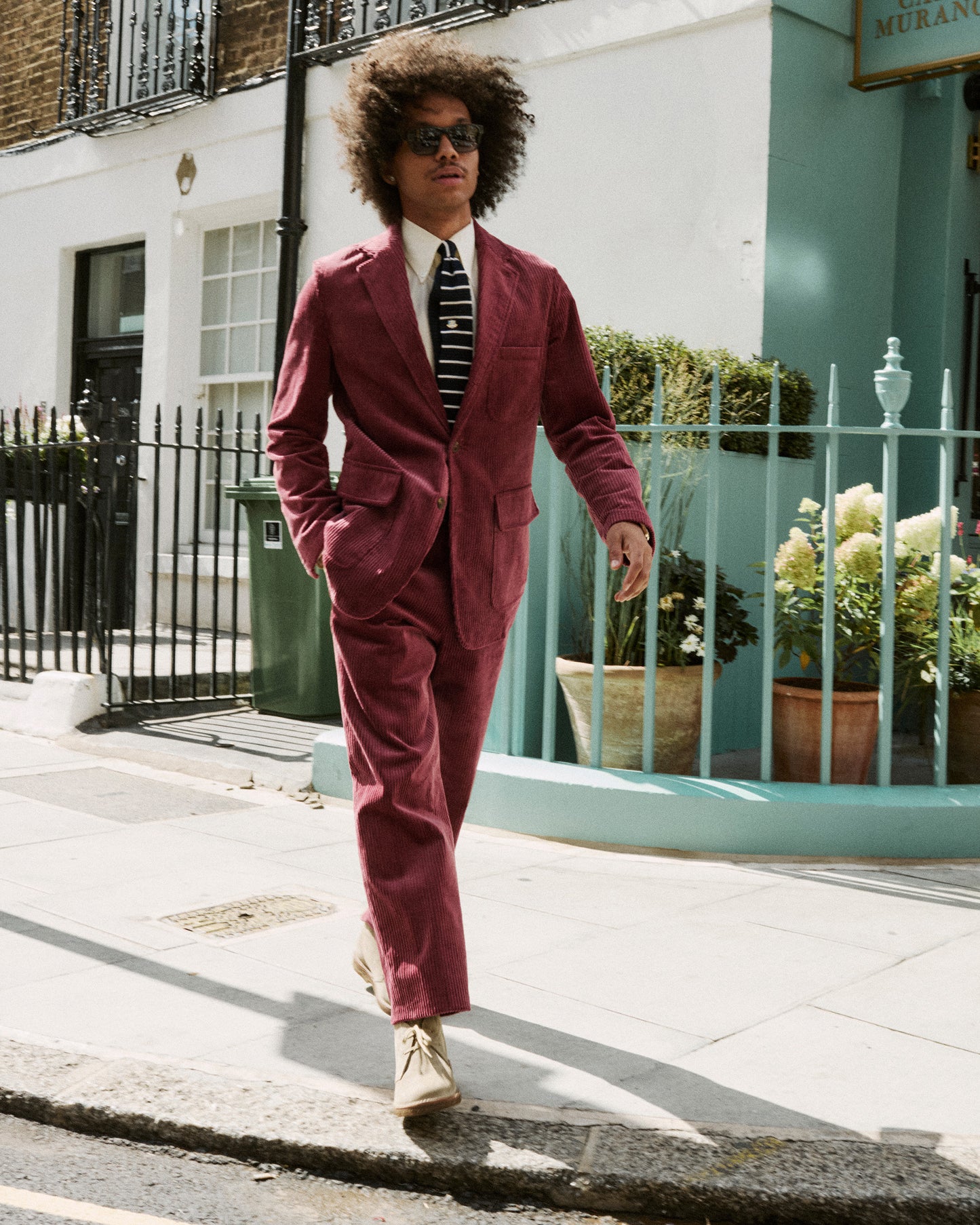 Maroon Corduroy Ivy Jacket