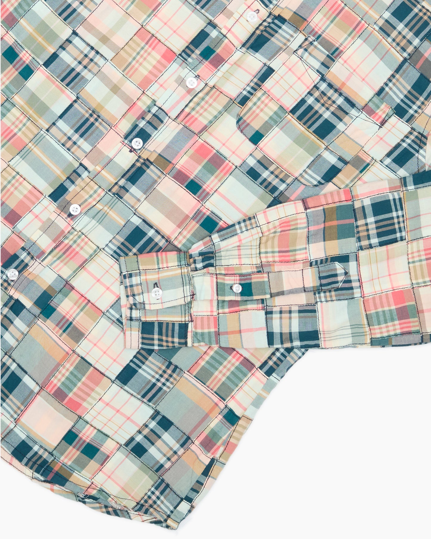 Vaughn Patchwork Madras Shirt