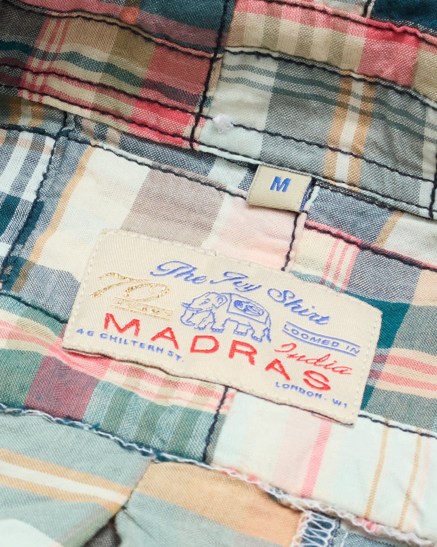 Vaughn Patchwork Madras Shirt