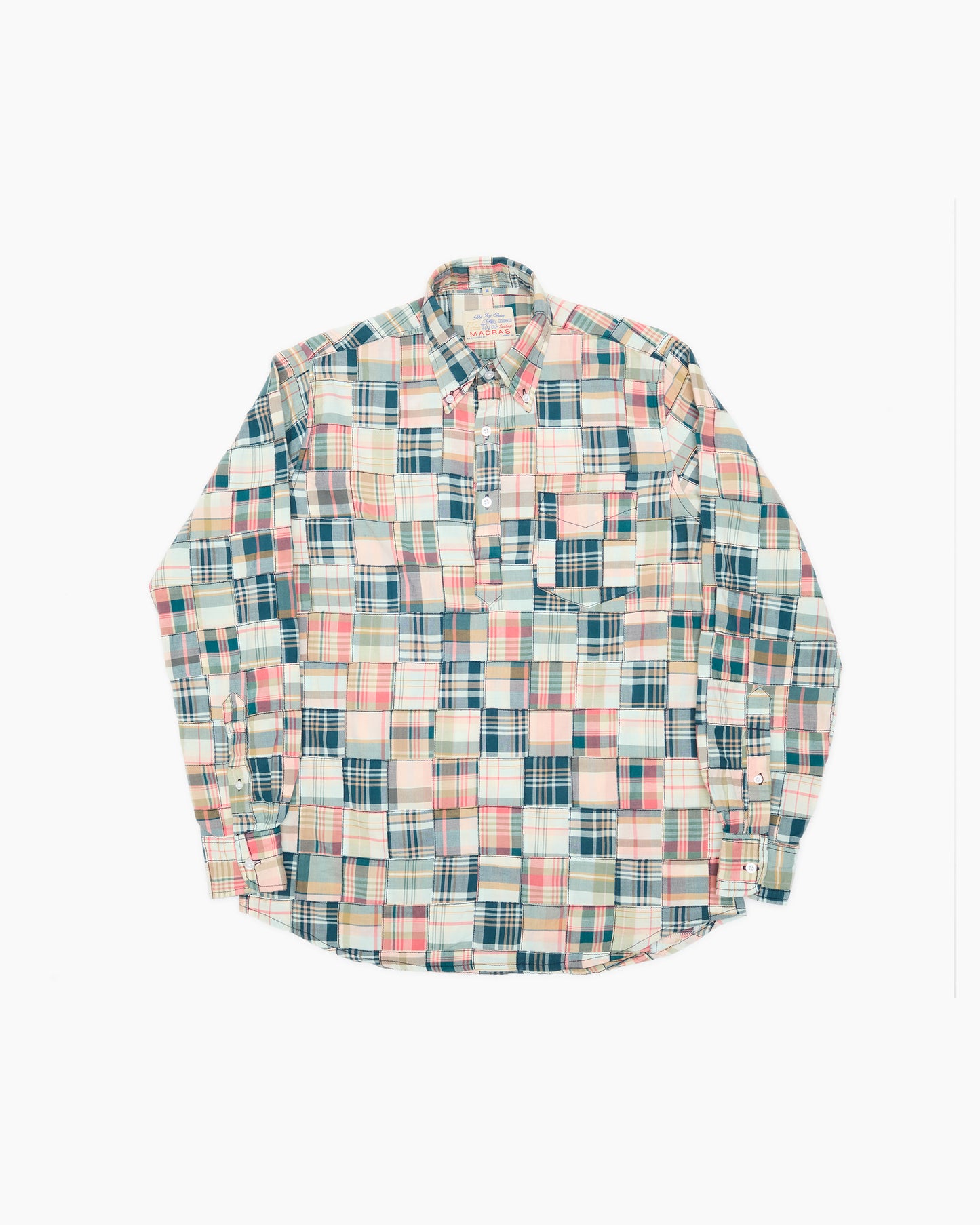 Vaughn Patchwork Popover Madras Shirt