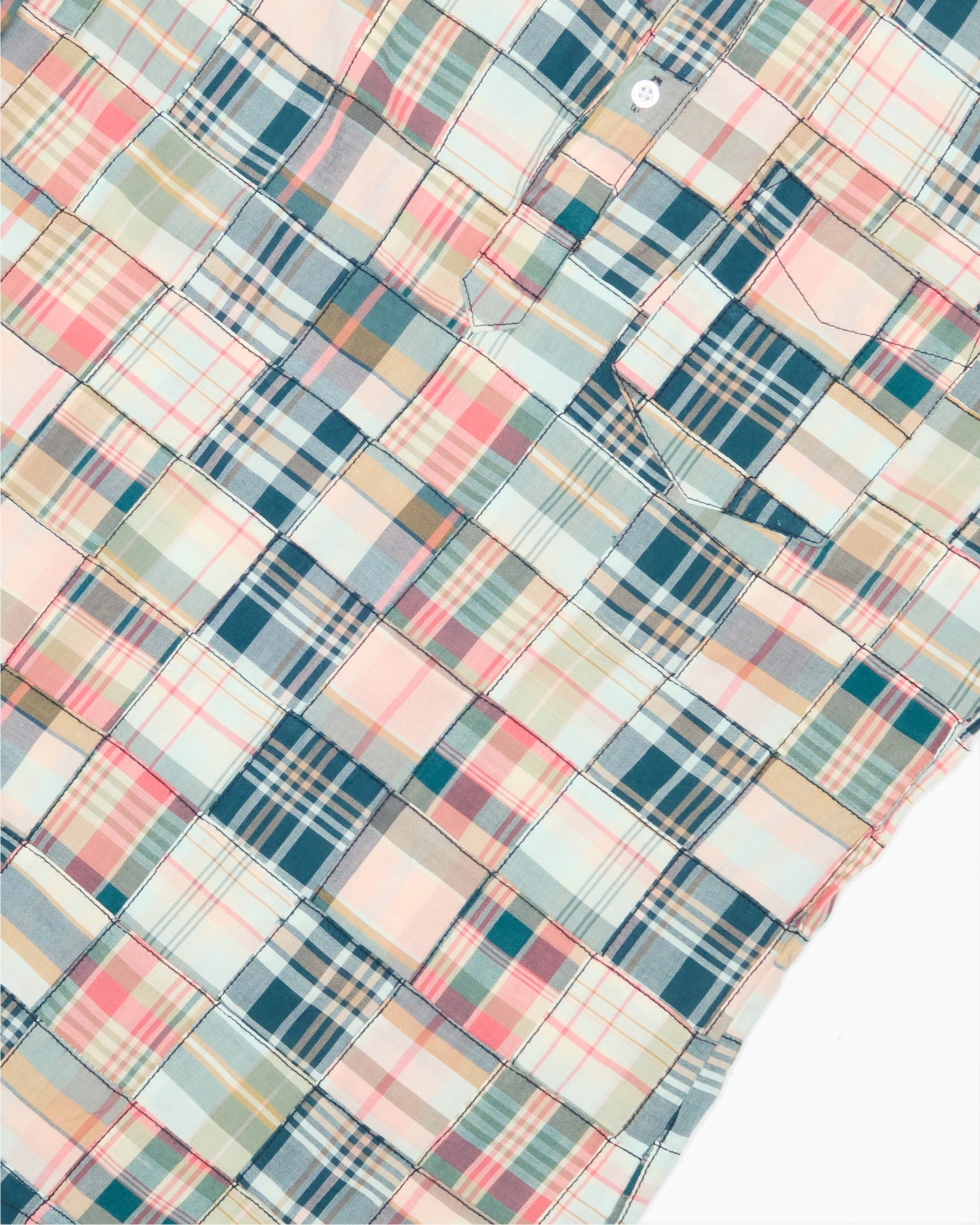Vaughn Patchwork Popover Madras Shirt