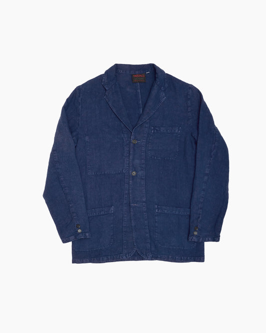 Blue Heavy Linen Jacket