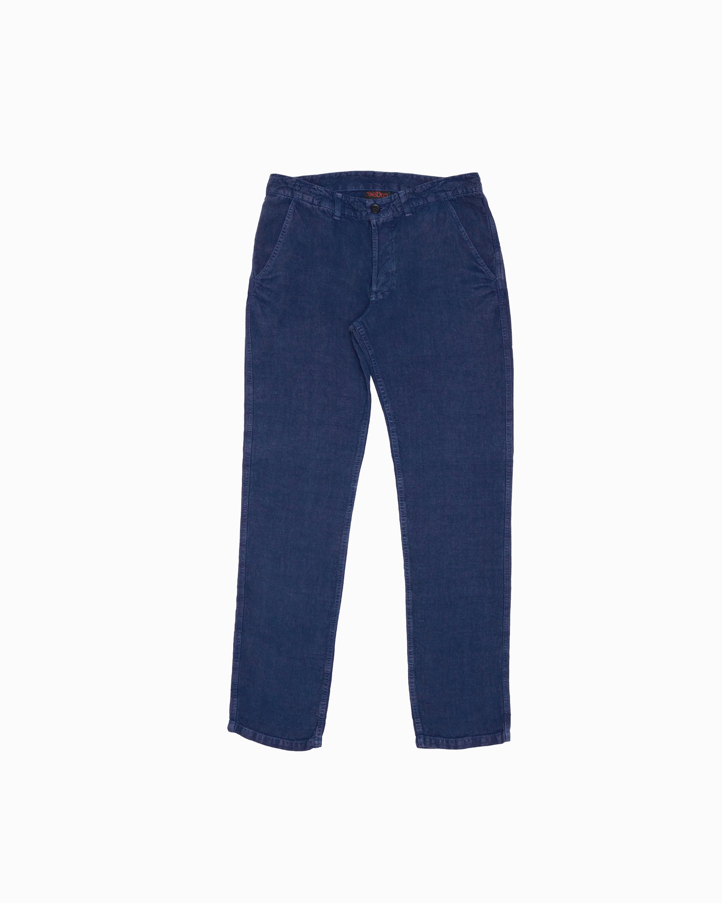 Blue Heavy Linen Trousers
