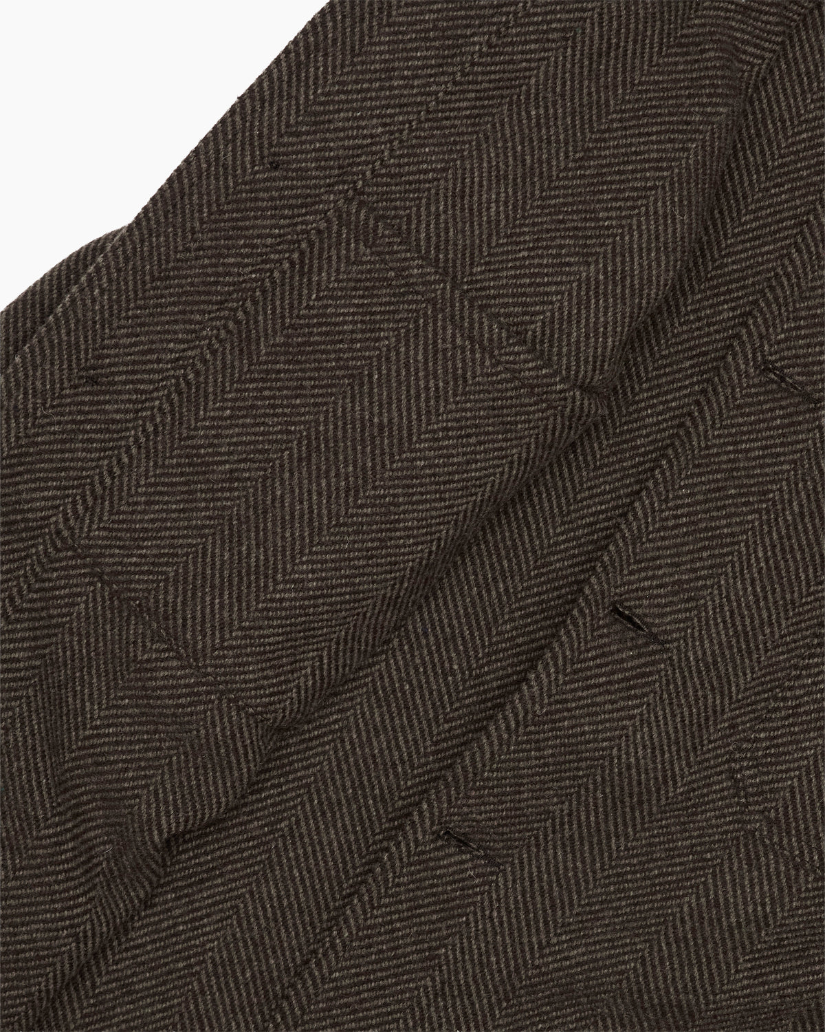 Herringbone Melton Wool Coat