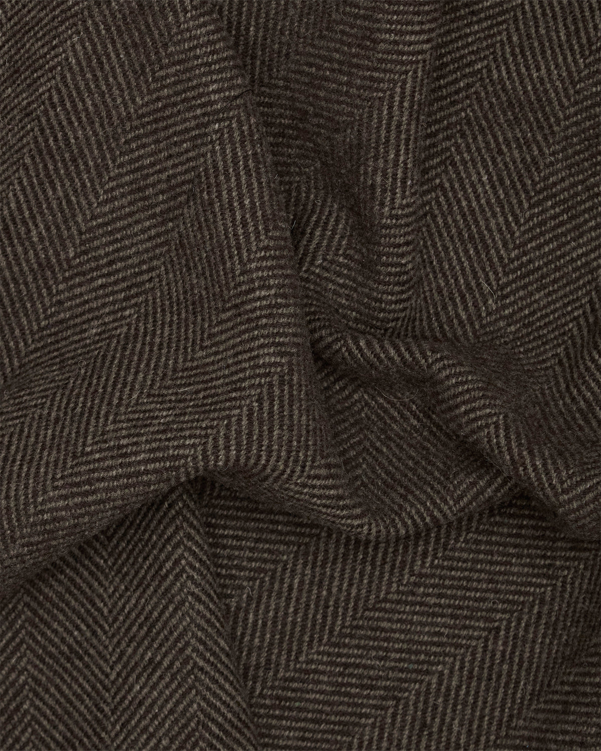 Herringbone Melton Wool Coat