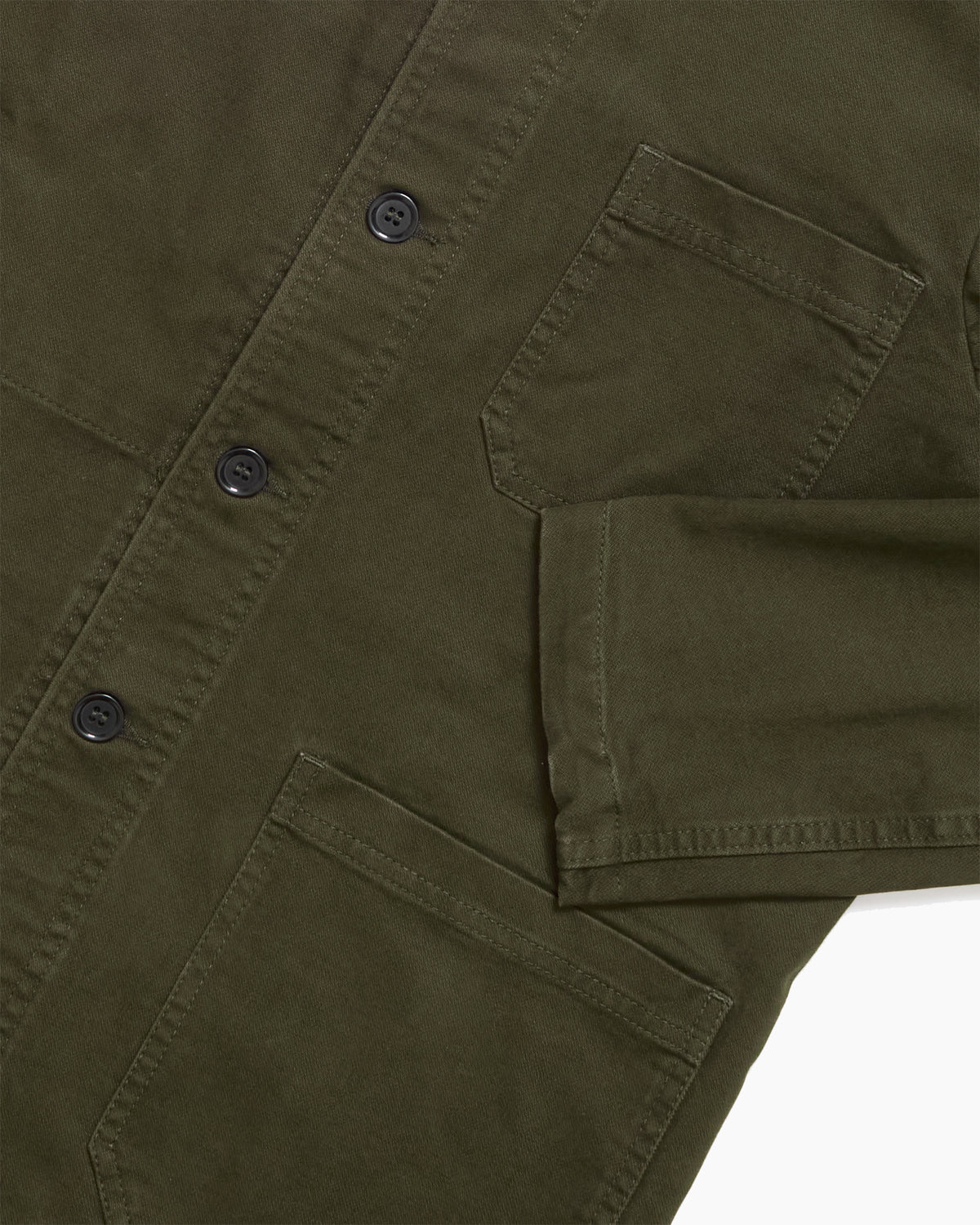 Khaki Broken Twill Mens Weaved Jacket