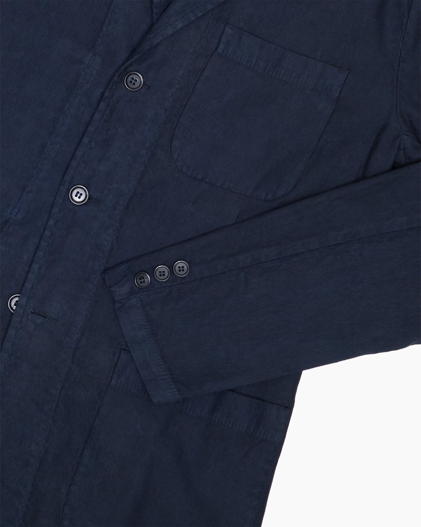 Navy Bedford Cord Jacket