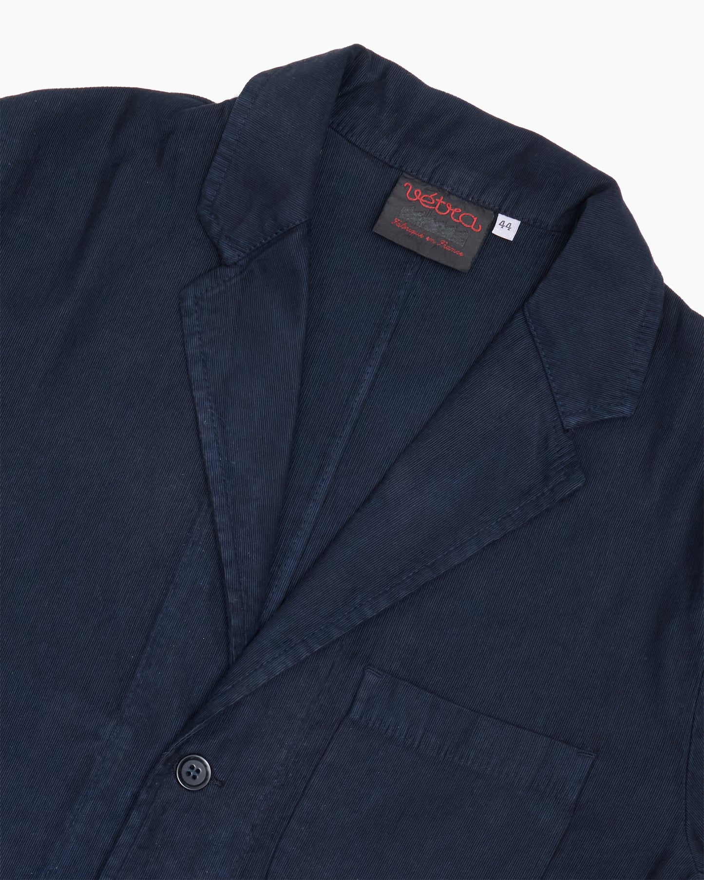 Navy Bedford Cord Jacket