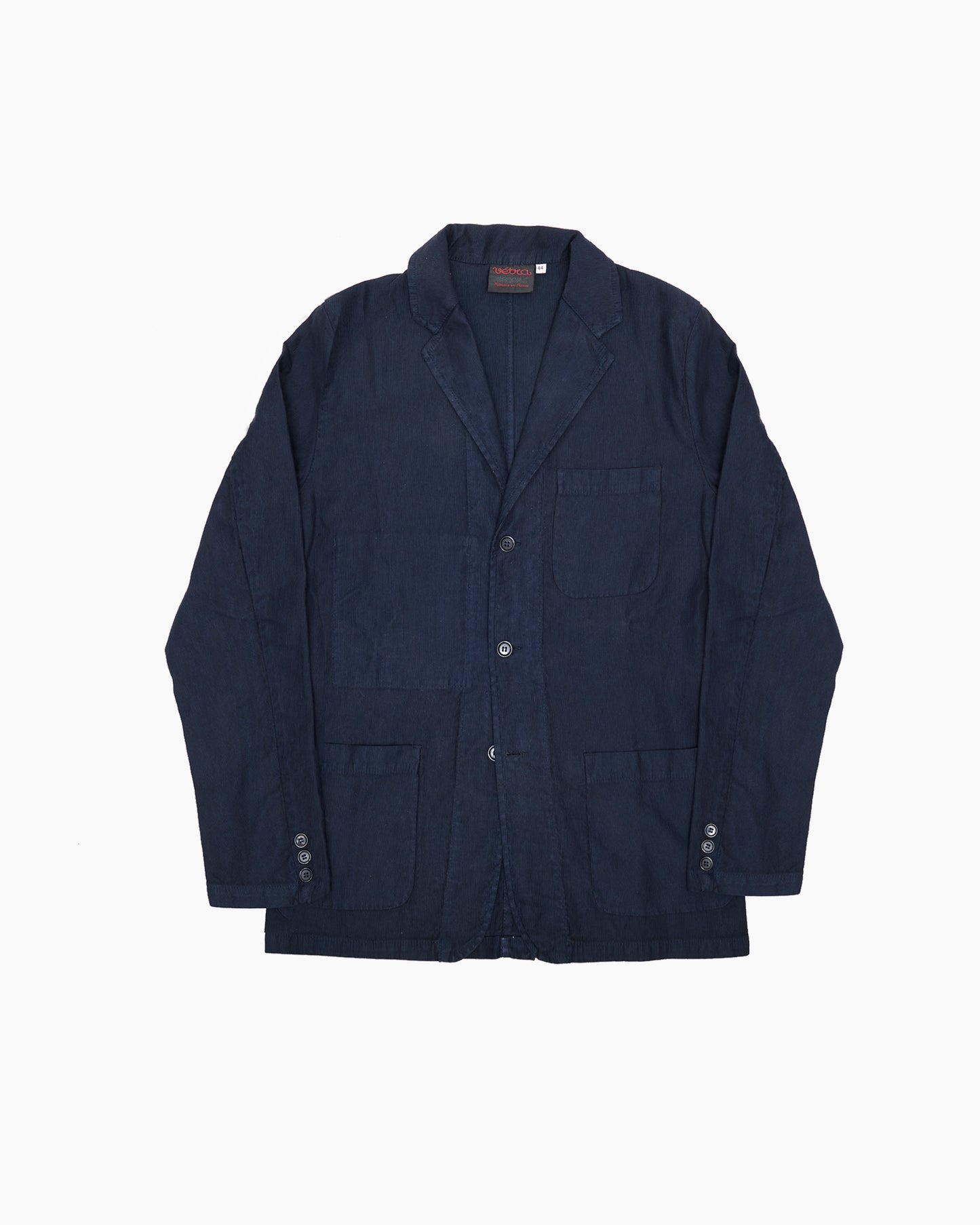 Navy Bedford Cord Jacket