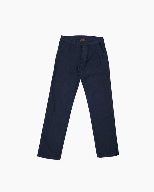 Navy Bedford Cord Trouser