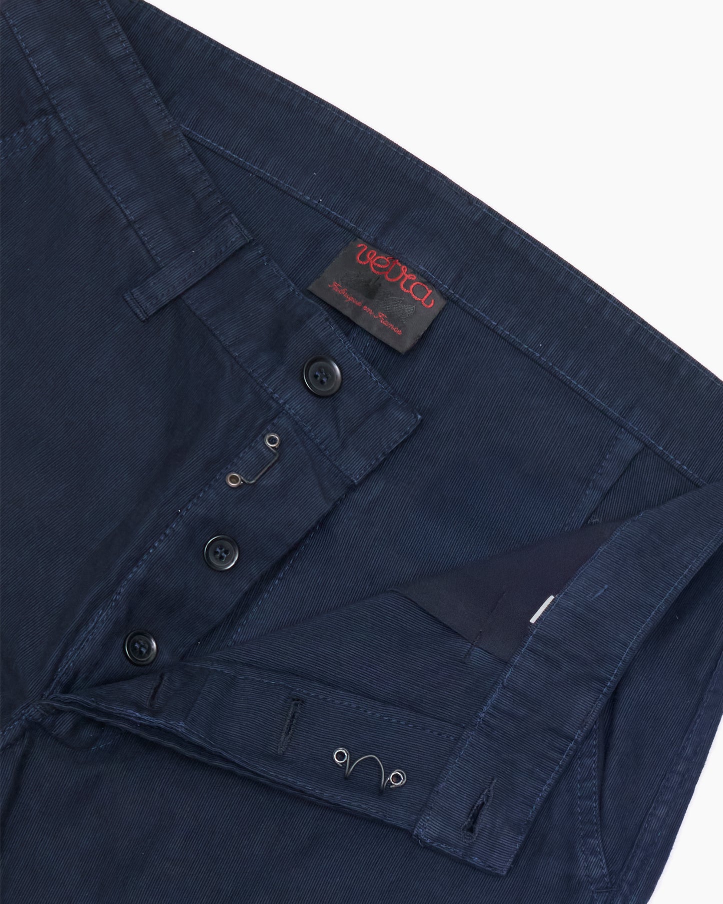 Navy Bedford Cord Trouser