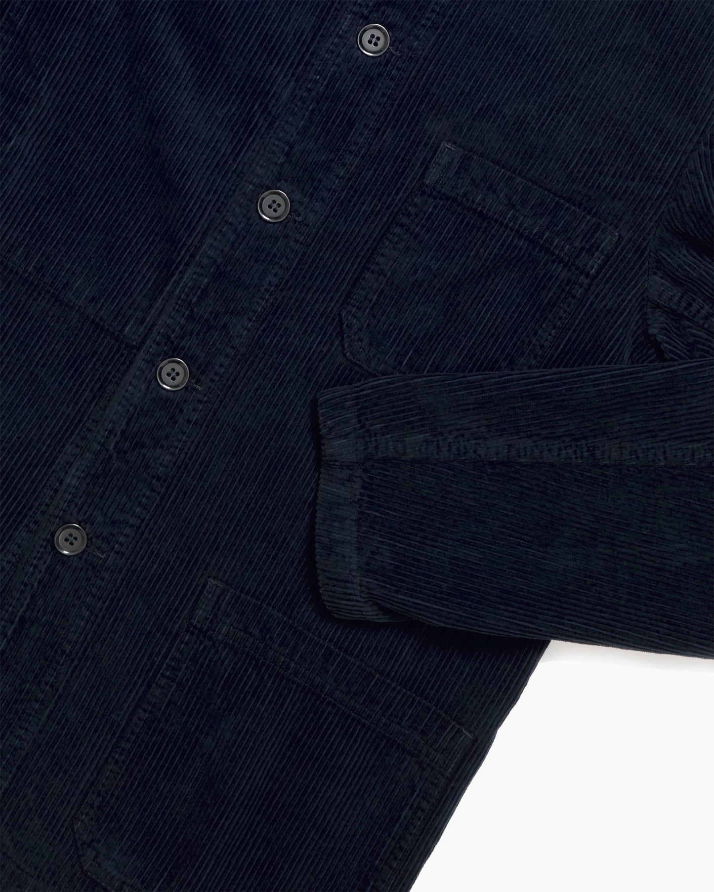 Navy Corduroy Workwear Jacket