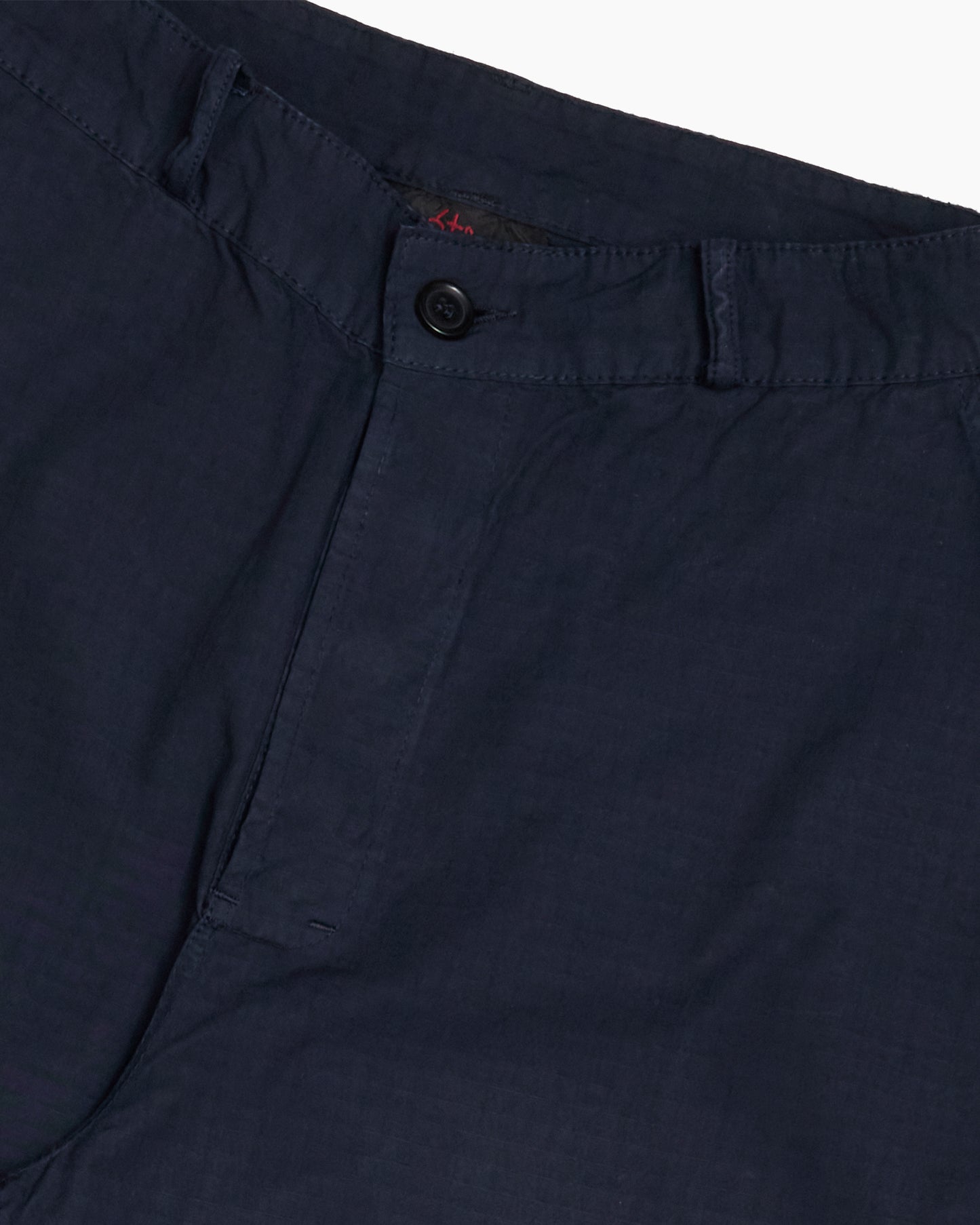 Navy Ripstop Wide Trousers