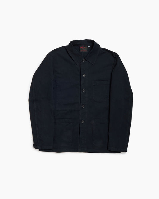 Navy Broken Twill Mens Weaved Jacket