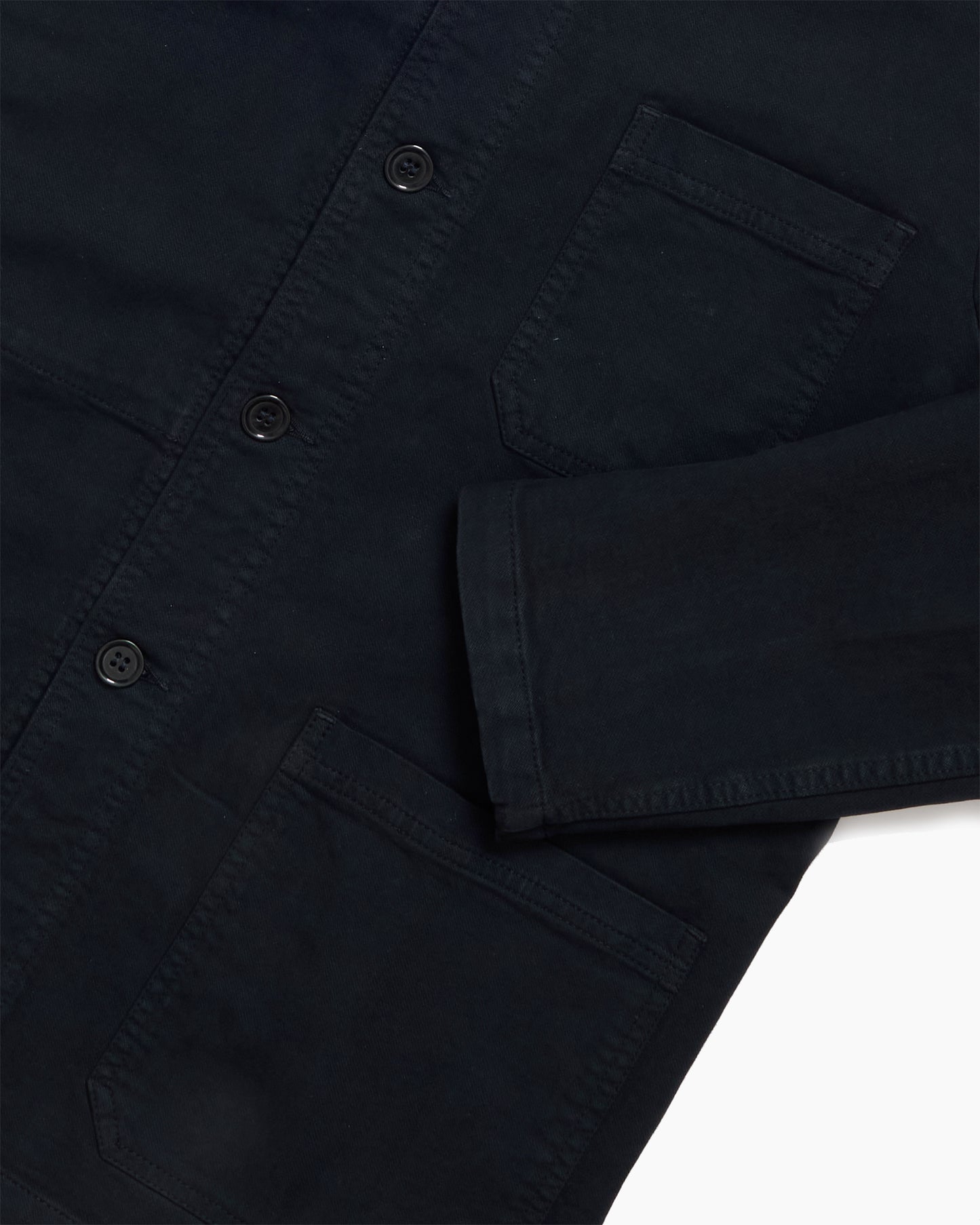 Navy Broken Twill Mens Weaved Jacket