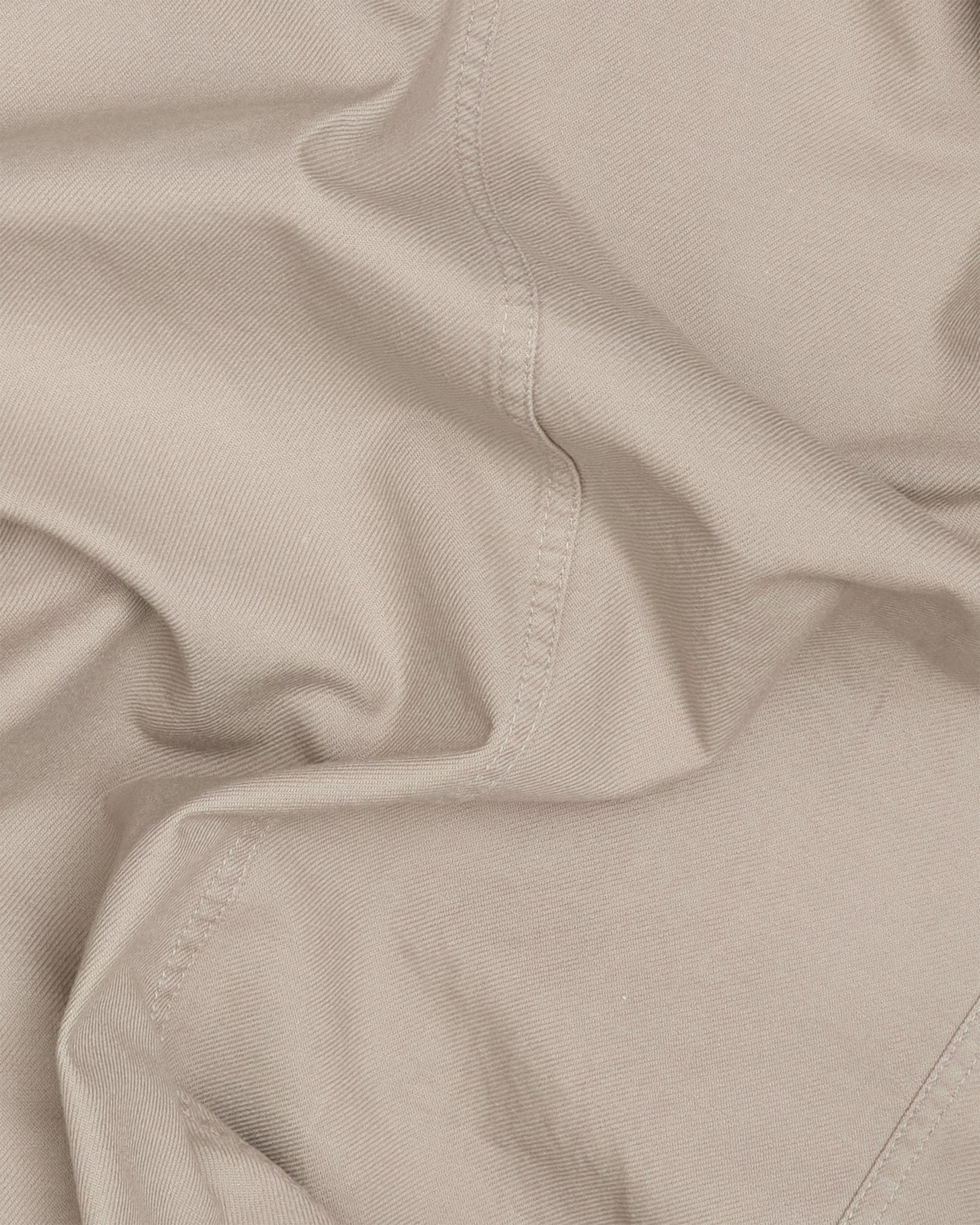 Ecru Cotton Twill Blazer