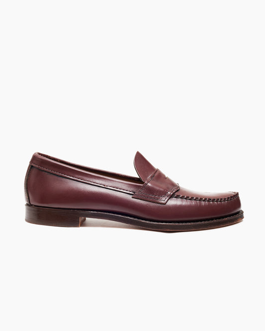 Vintage Burgundy Bass Weejun Penny Loafers