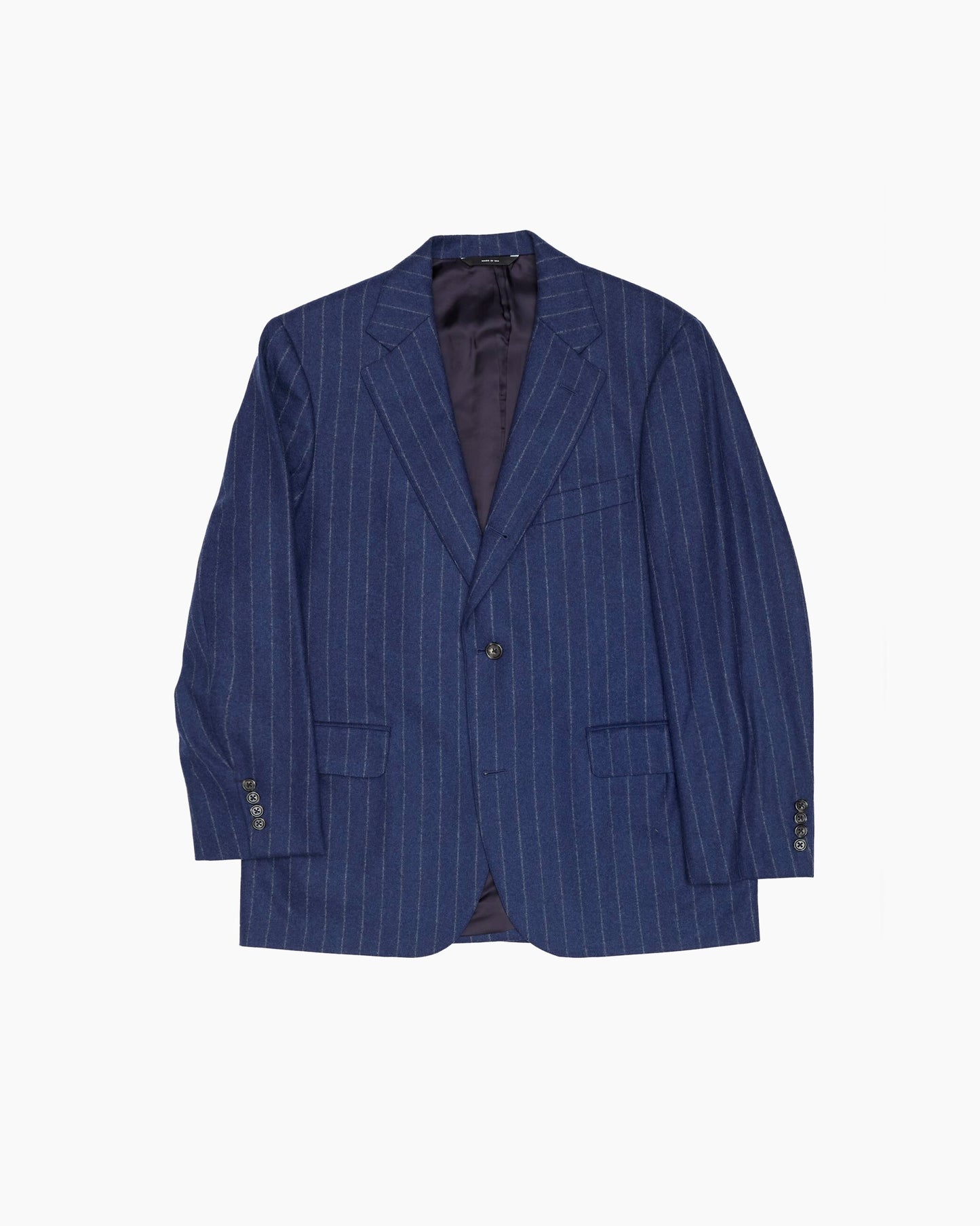 Vintage Made in USA J. Press Navy Chalk Stripe Pressidential Suit