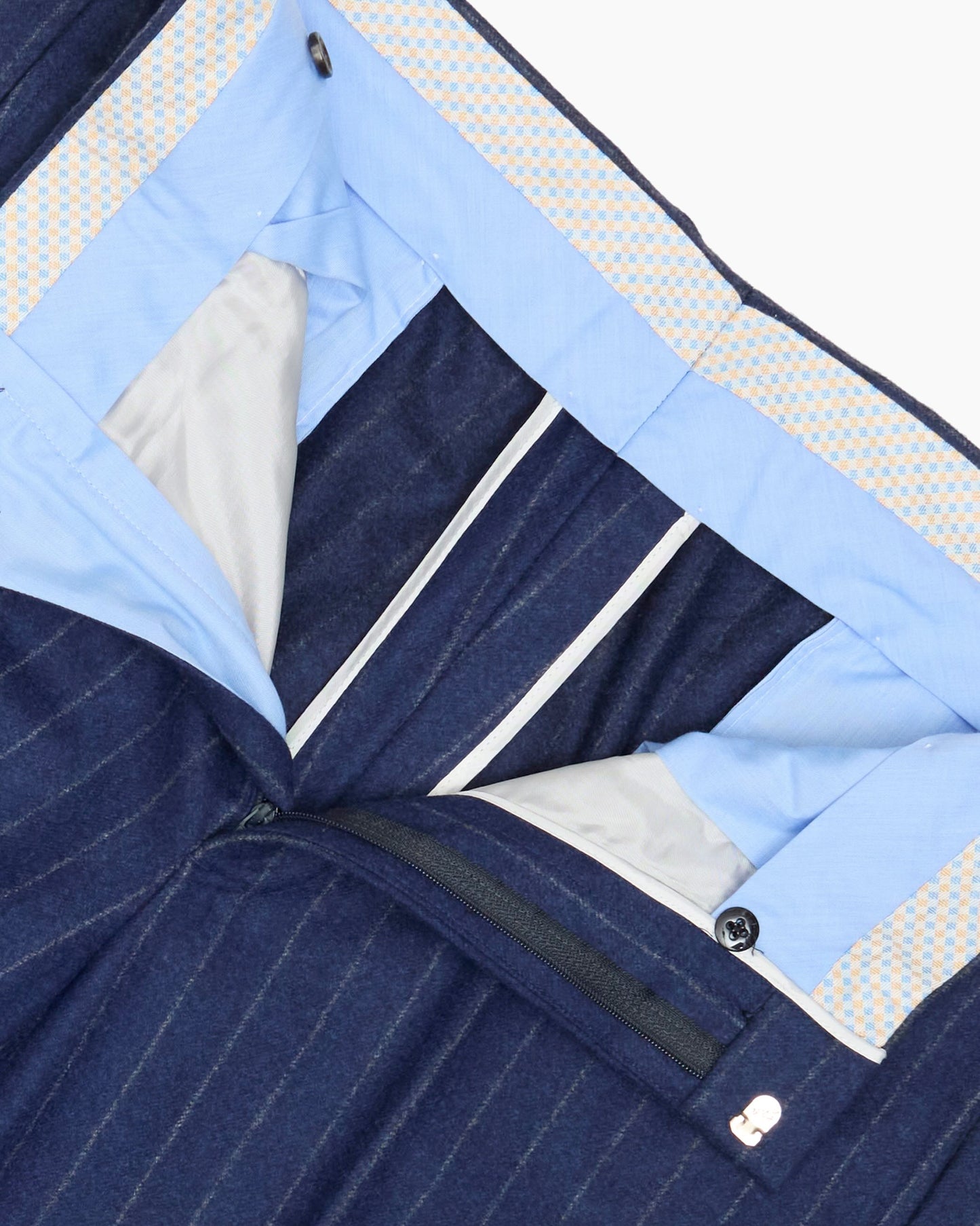 Vintage Made in USA J. Press Navy Chalk Stripe Pressidential Suit