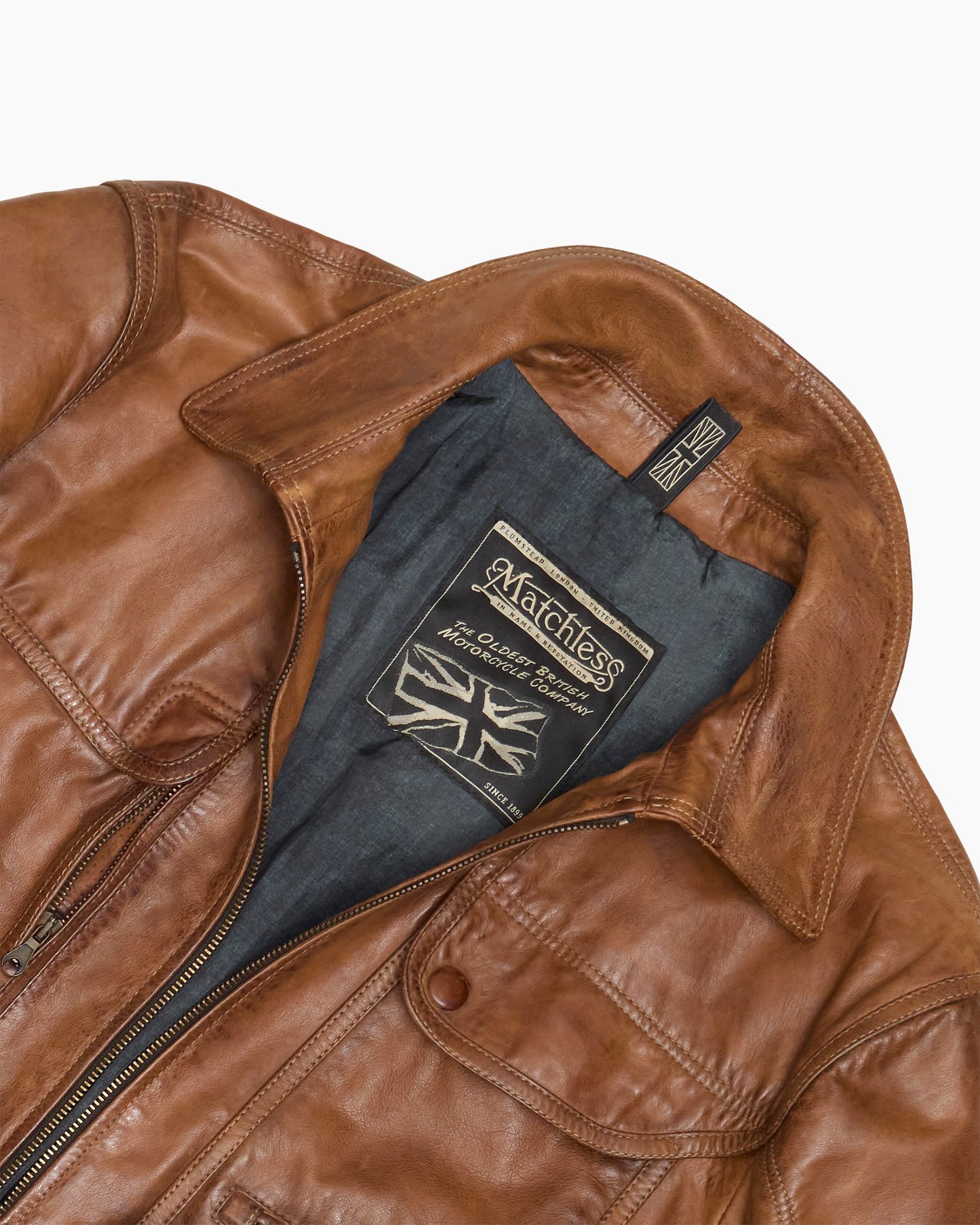 Vintage Matchless Leather Biker Jacket