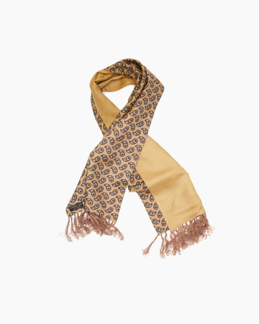 Vintage Sammy Camel Paisley Scarf