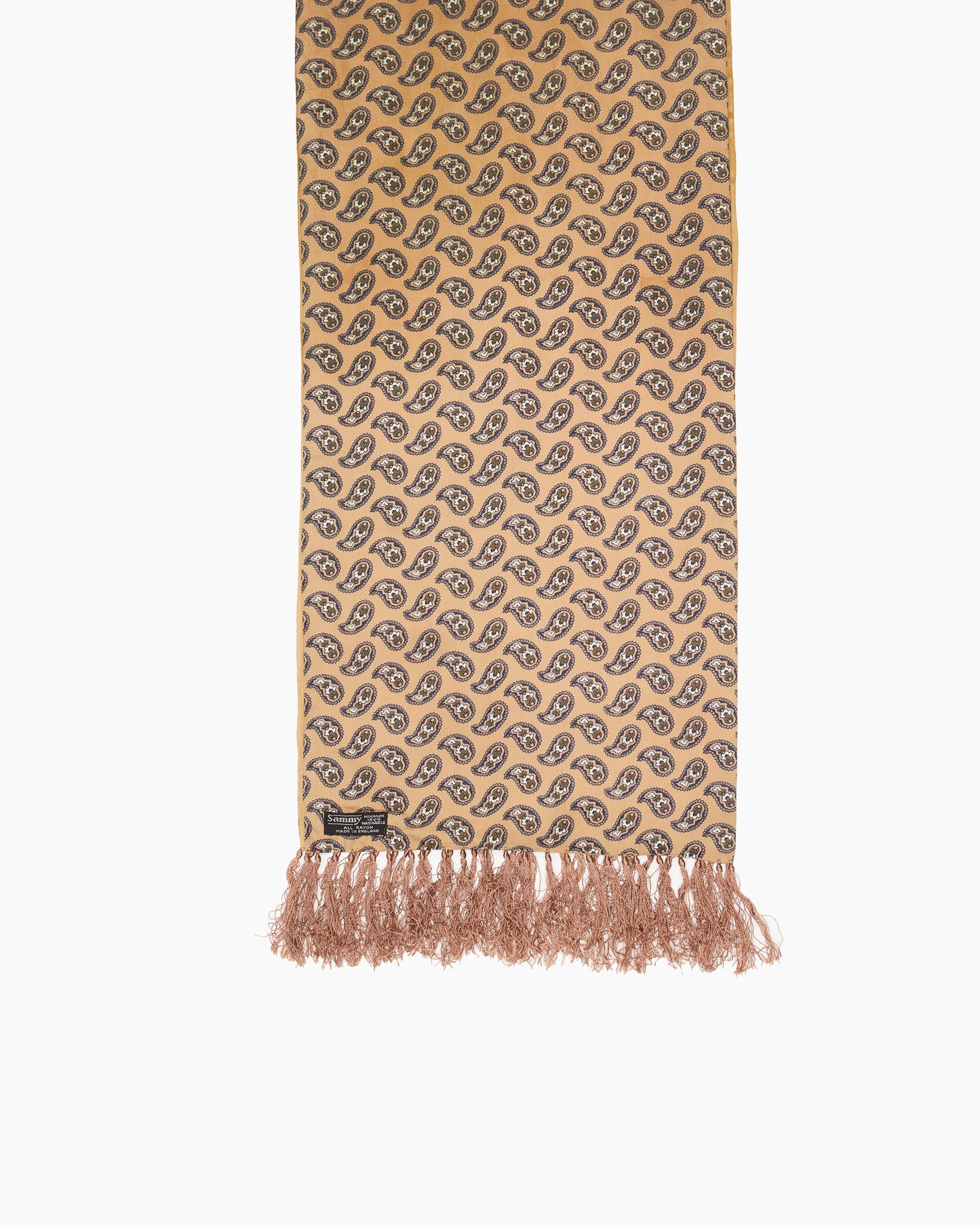 Vintage Sammy Camel Paisley Scarf