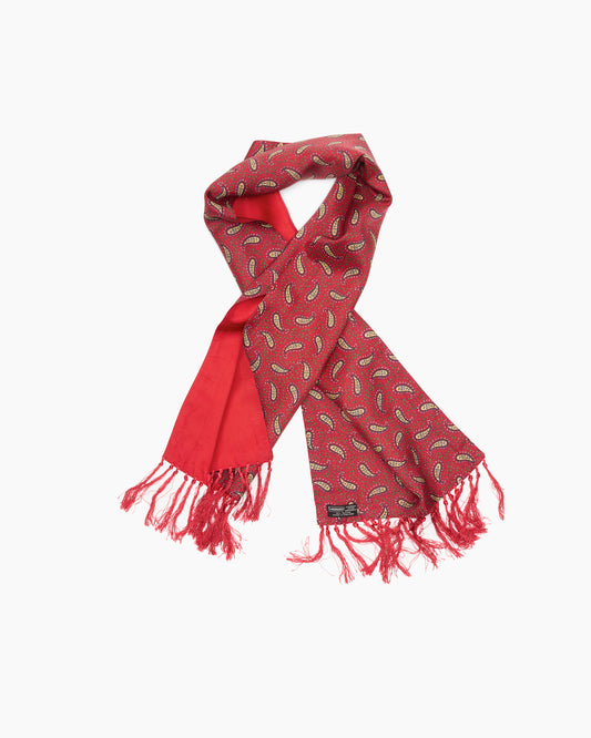 Vintage Sammy Red Paisley Scarf