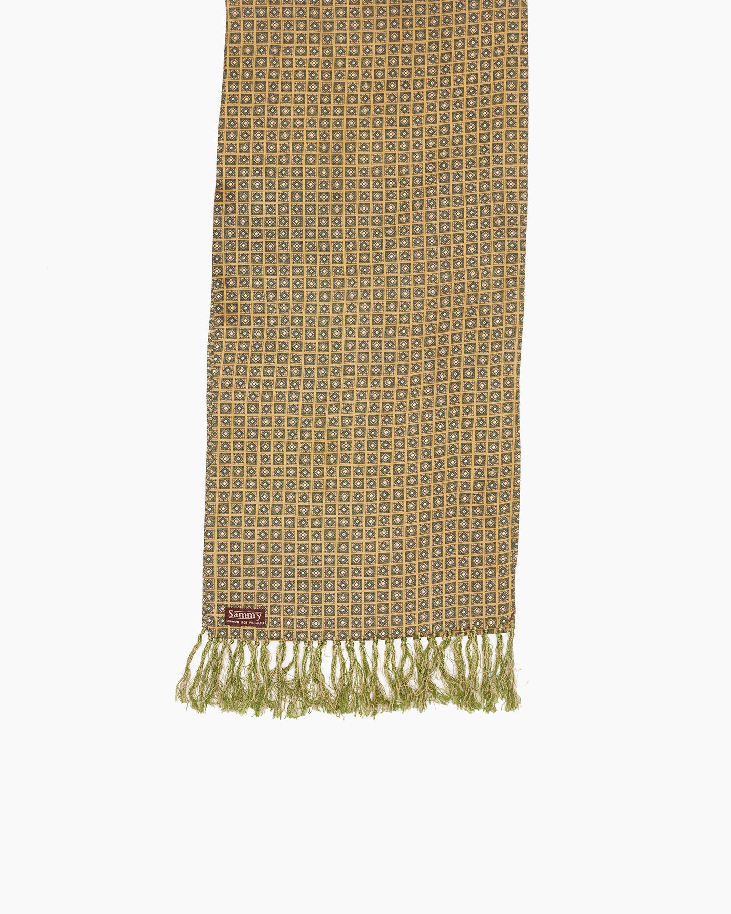 Vintage Sammy Yellow Geometric Scarf