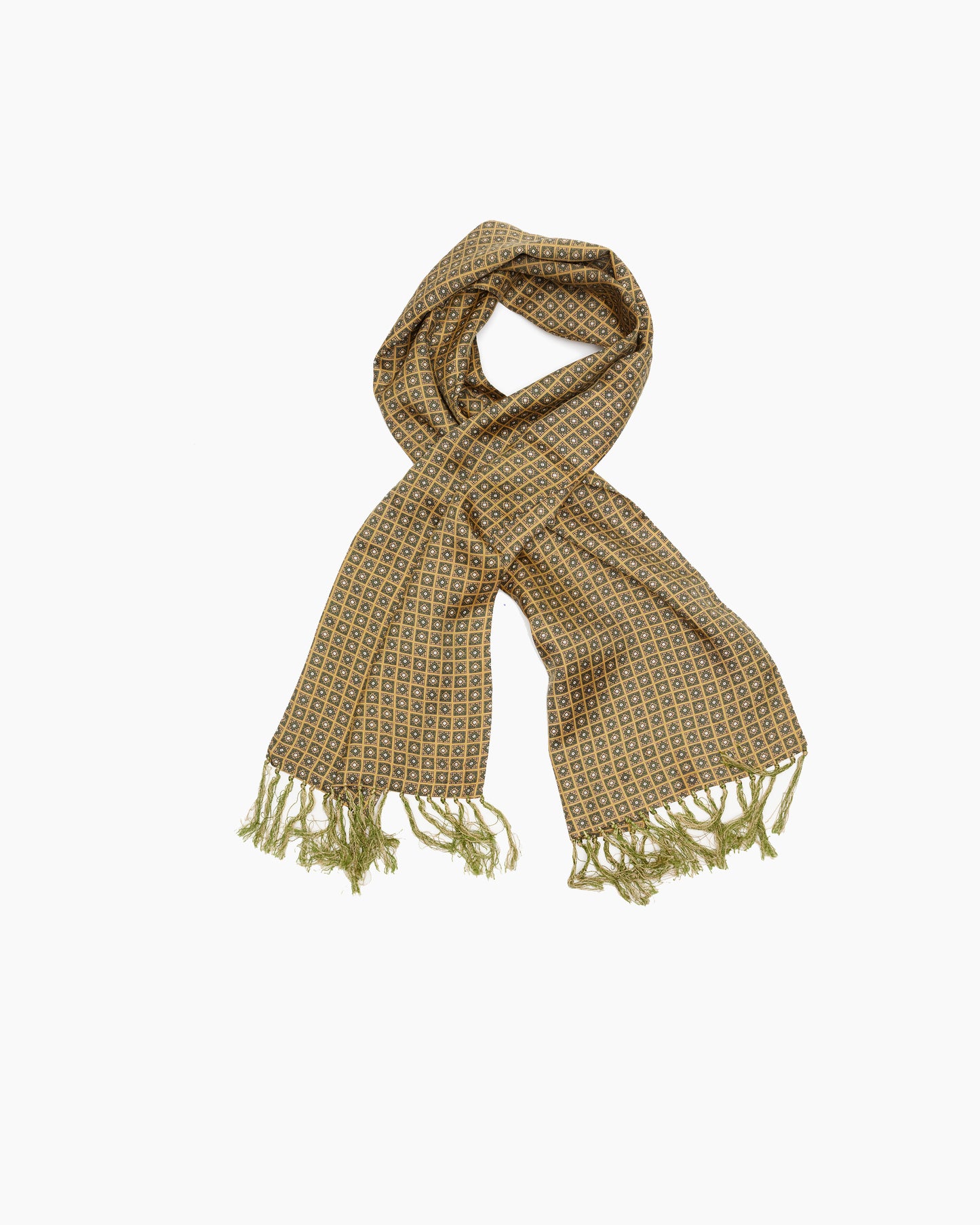Vintage Sammy Yellow Geometric Scarf