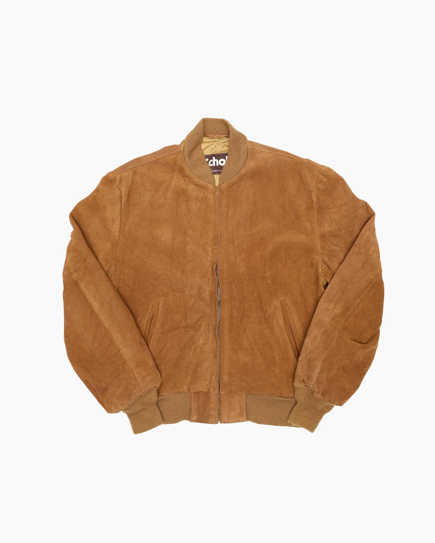 Vintage Schott Suede Bomber Jacket