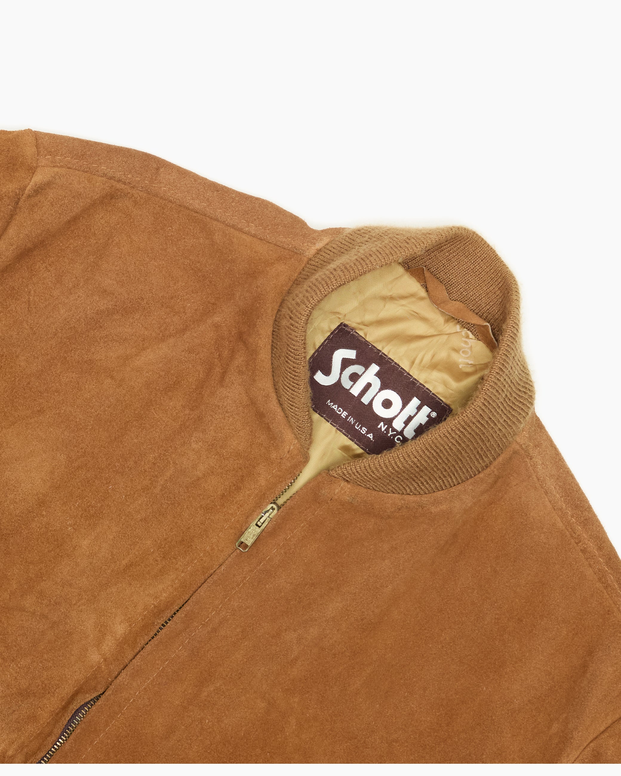 Vintage Schott Suede Bomber Jacket – JOHN SIMONS