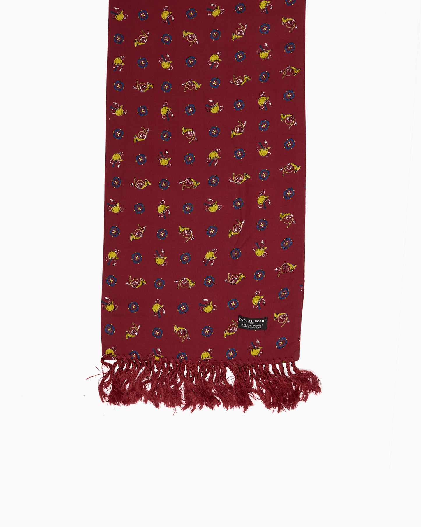 Vintage Burgundy Marching Band Scarf