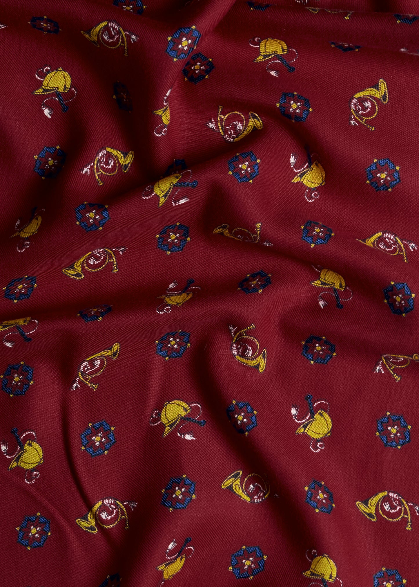 Vintage Burgundy Marching Band Scarf