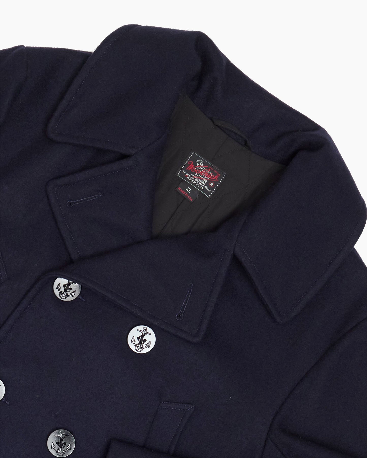 Vintage Woolrich Navy Peacoat