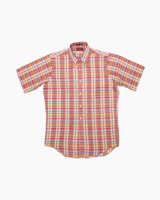 Vintage Yorke Red Check Madras Shirt