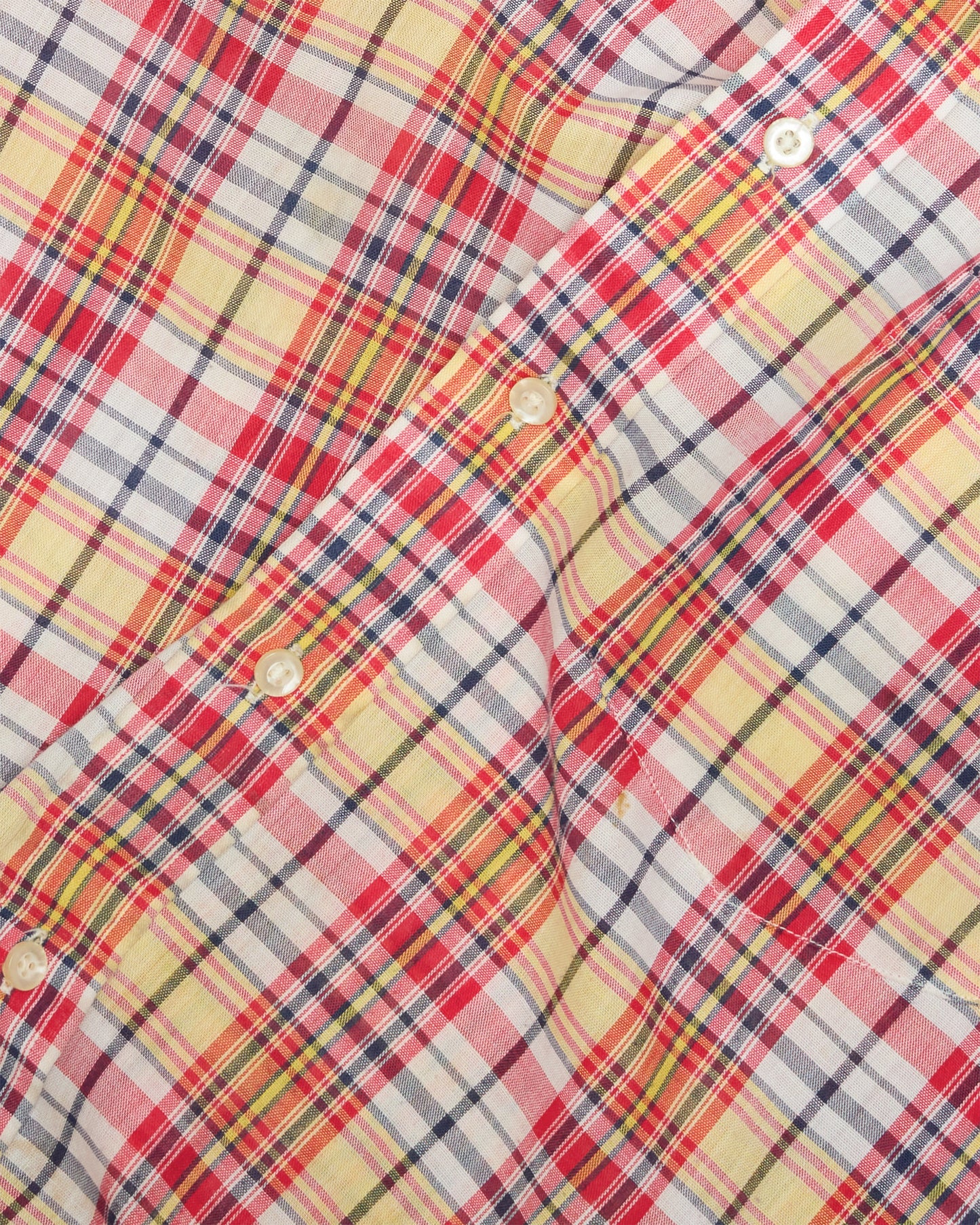 Vintage Yorke Red Check Madras Shirt