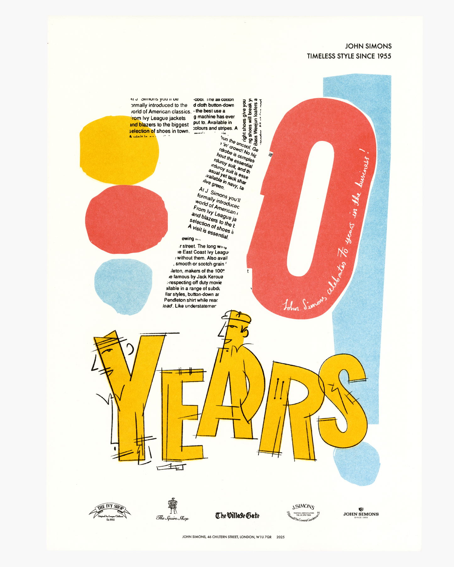 70th Year Anniversary Poster