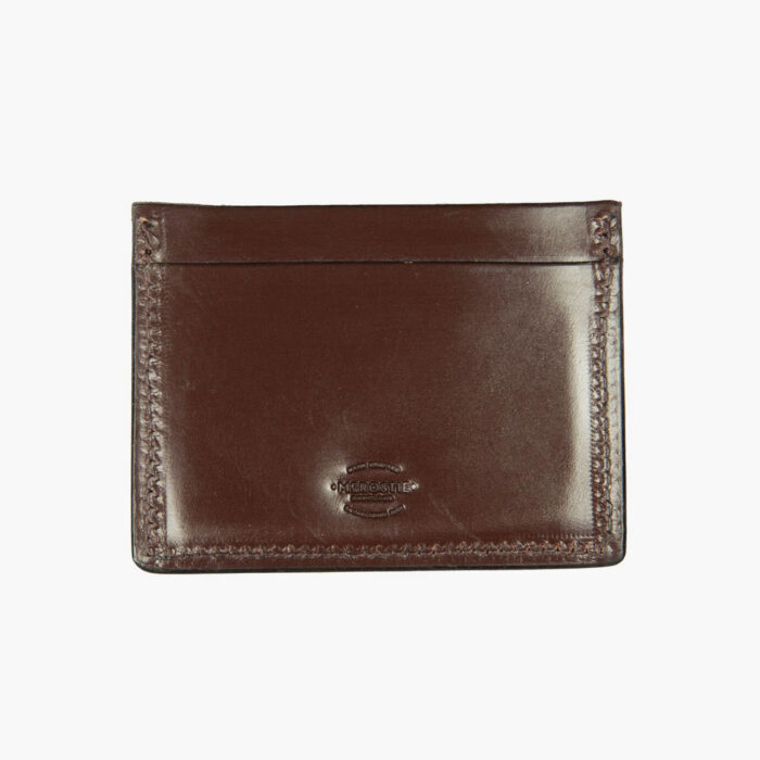 John Simons x McRostie Limited Edition Brown Leather Card Holder